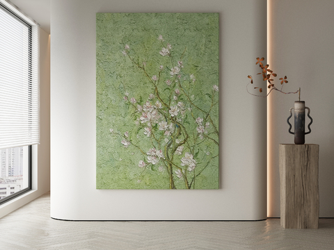 Modern Decorative Painting Plum Blossom Oil Painting