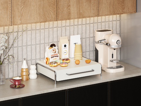 Coffee machine Modern kitchen