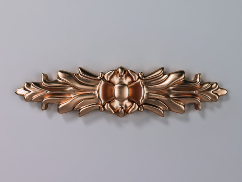 European-style carved drawer handle