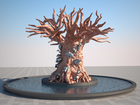 Modern Magic Tree Fortune Tree