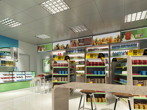 Modern Convenience Store Commissary