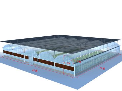 Vegetable greenhouse Solar greenhouse Intelligent greenhouse