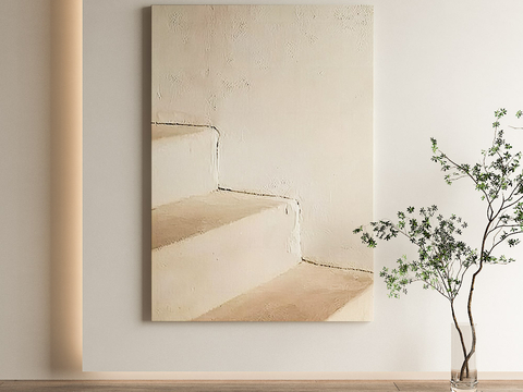 Quiet Wind Texture Painting Ladder Oil Painting Decorative Painting