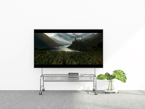 Modern painting TV bracket TV