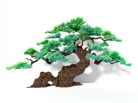 pine landscape tree