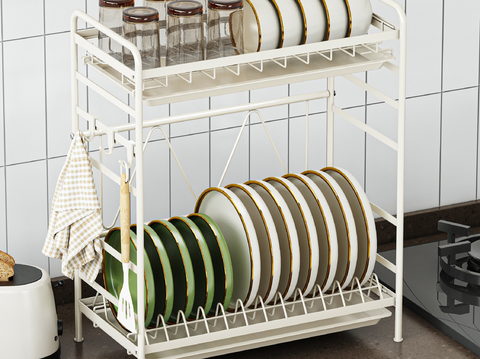 Kitchen Storage Rack Countertop Dish Rack