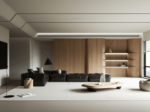 Italian Minimalist Living Room