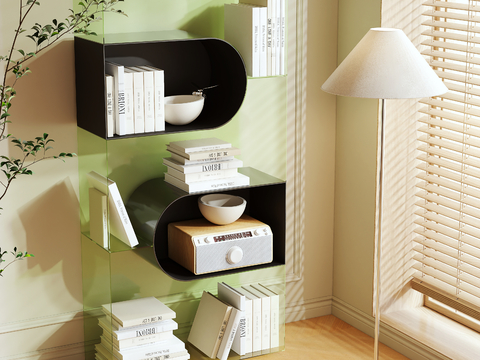 Acrylic bookcase bookcase