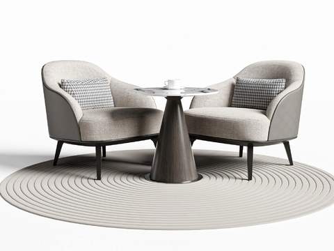 Modern leisure table and chair negotiation table and chair