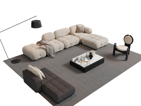 Modern sofa combination