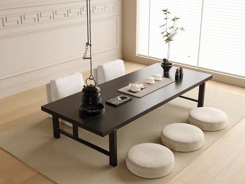 Tatami Tea Table and Chair Tea Set