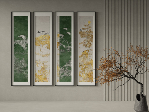 New Chinese Art Painting Texture Painting Decorative Painting