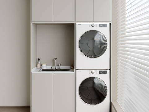 Modern Laundry Cabinet Balcony Cabinet