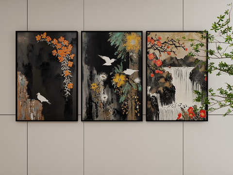 New Chinese Ink Painting Landscape Painting Decorative Painting