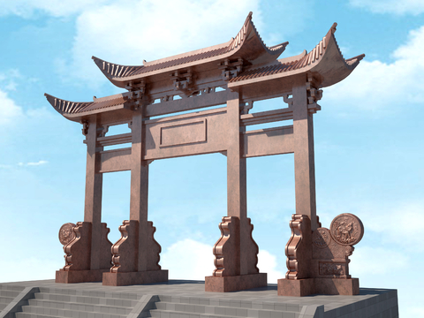 Chinese ancient archway