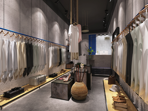 Industrial Style Clothing Store