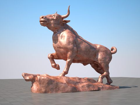 Pioneer Cow Sculpture