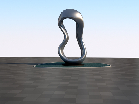 Mobius Ring Sculpture