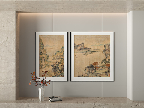 New Chinese Landscape Painting Ink Painting Decorative Painting