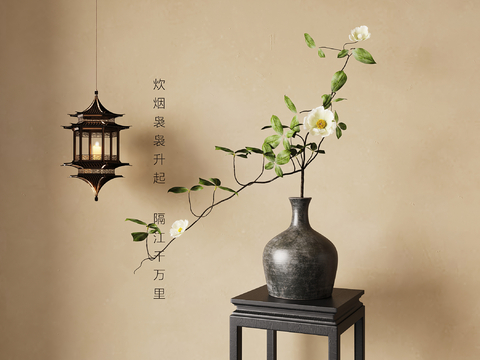 New Chinese Vase Flower Art