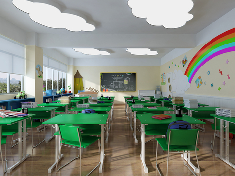 Modern Preschool Classroom