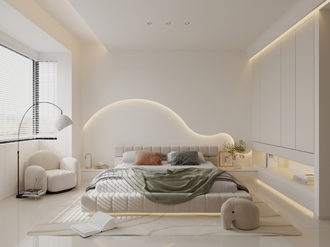 Cream Style master bedroom