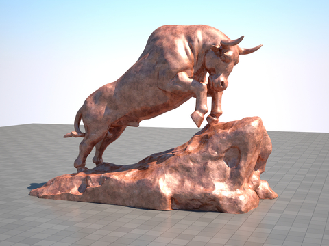 Pioneer Cow Sculpture