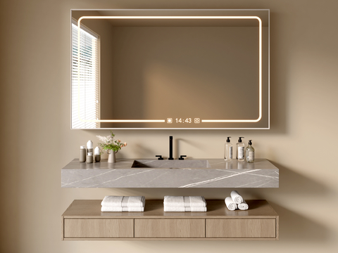 Modern bathroom cabinet