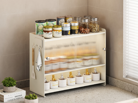 Kitchen seasoning bottle rack