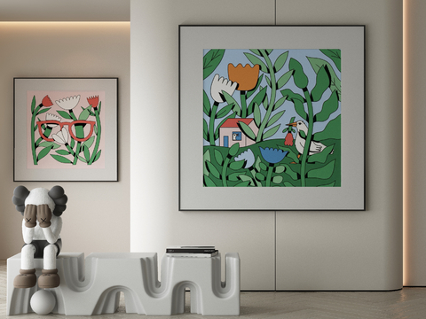 Modern Art Painting Flower Painting Decorative Painting