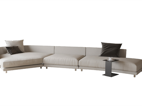 Modern Curved Sofa Multiplayer Sofa