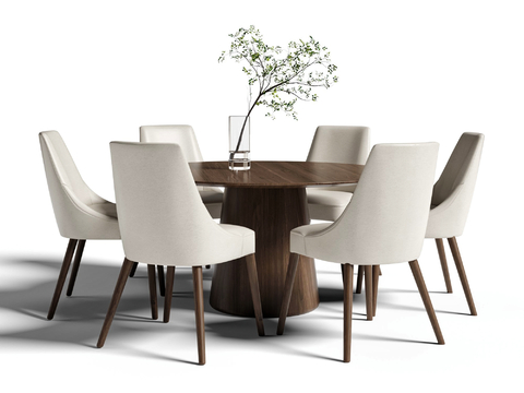 New Chinese Round Dining Table and Chair