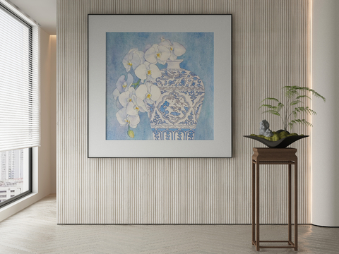 New Chinese Art Painting Flower Painting Decorative Painting