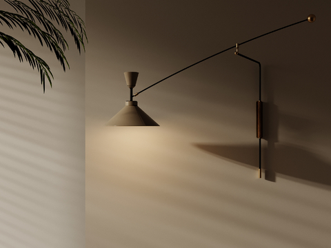 Silent wall lamp