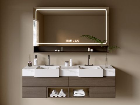 Modern Bathroom Cabinet Bathroom Basin Bathroom Ornaments