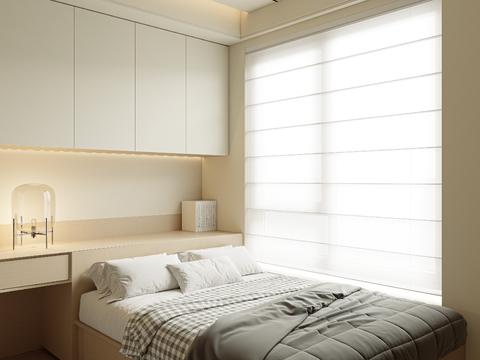 Cream style tatami bedroom