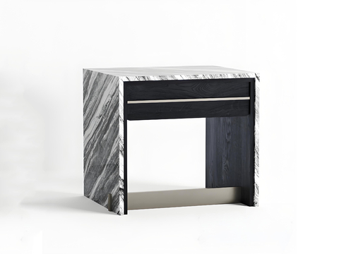 Marble bedside table