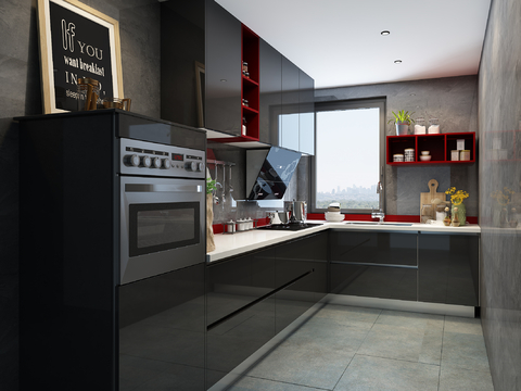 Dark Style Kitchen