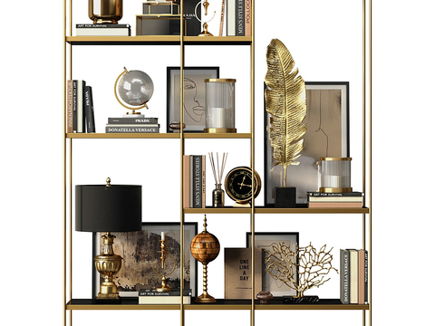 Affordable Luxury Style Bookshelf Storage Rack