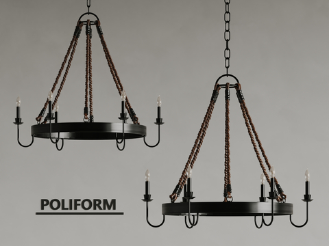 poliform vintage chandelier