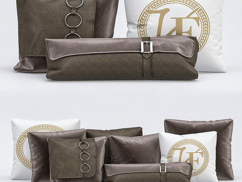 Modern Pillow Leather Pillow