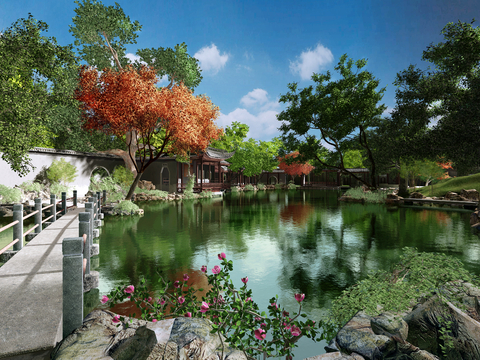 Chinese Suzhou Garden Suzhou Landscape