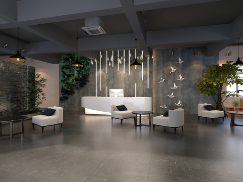 Industrial Wind Front Office Reception