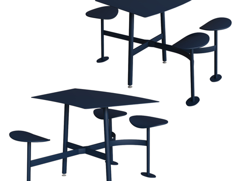 Fermob public tables and chairs