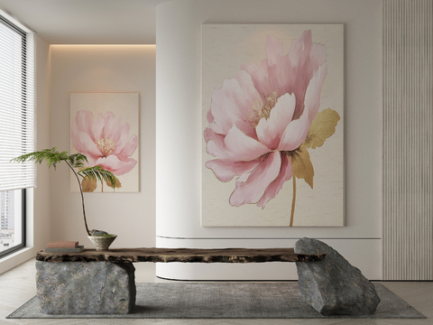 Modern Decorative Painting Flower Painting