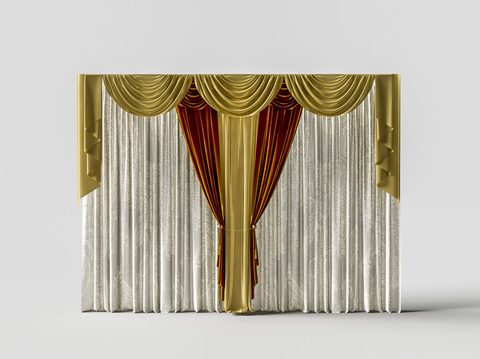 European-style curtain transparent curtain