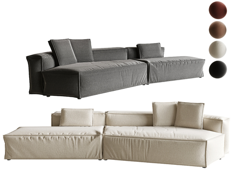 Modern Multiplayer Sofa Bangle Sofa Module Sofa