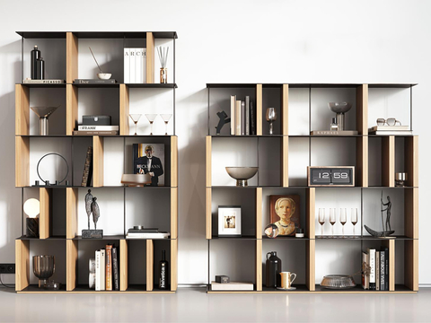 Modern Bookshelf Storage Rack