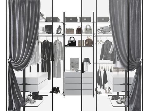 Modern Wardrobe Jewelry Cabinet