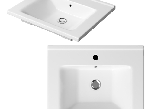 Modern sink suspended basin